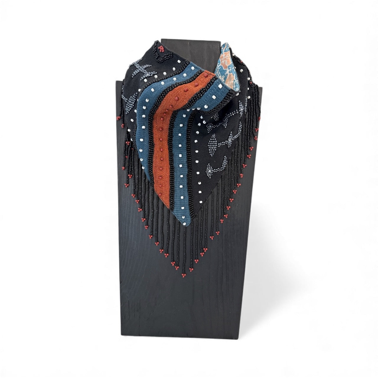 Rare Embroidered Bandana from Sumba 5