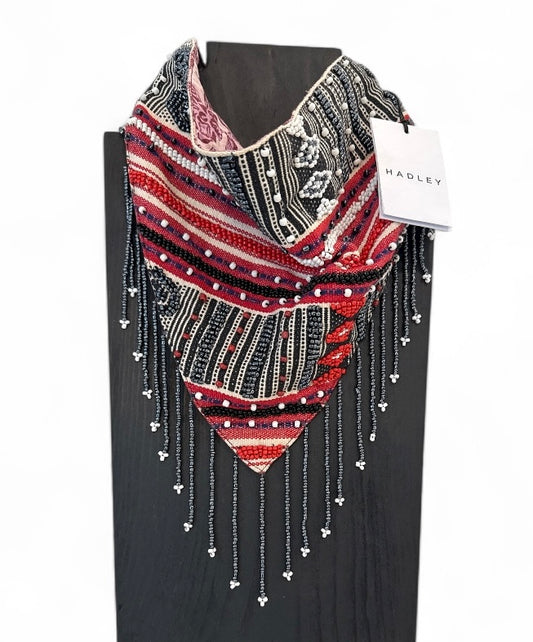 Timor Ikat Bandana with Fringe