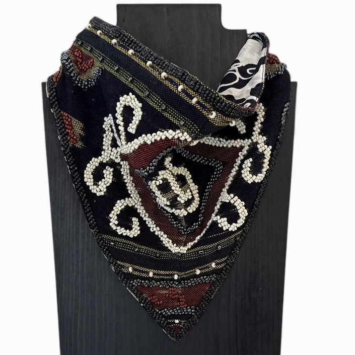 Rare Embroidered Bandana from Sumba 3