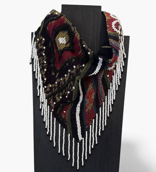 Sumba Ikat Bandana with Fringe