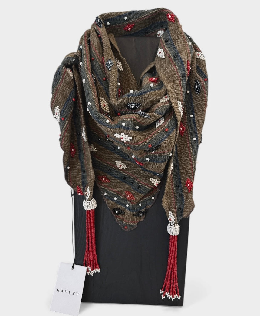 Plant Dye Textile Wrap Scarf Bali