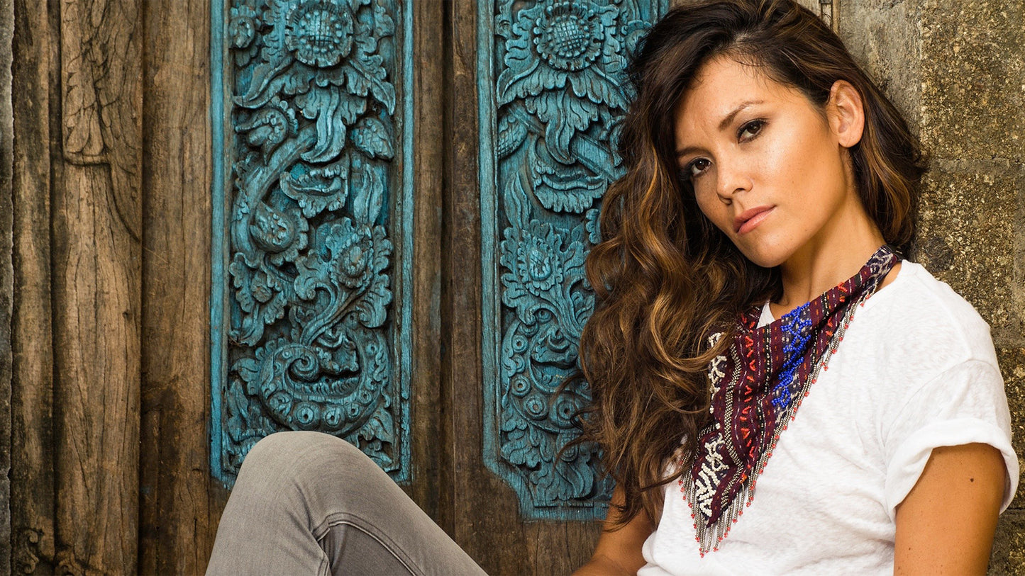 Rare Embroidered Bandana from Sumba 1